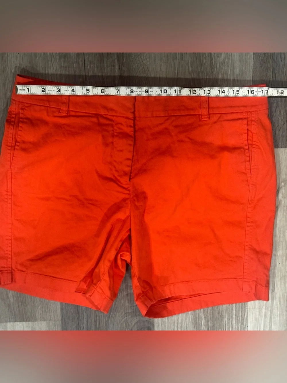 J. Crew Bright Red Chino Shorts